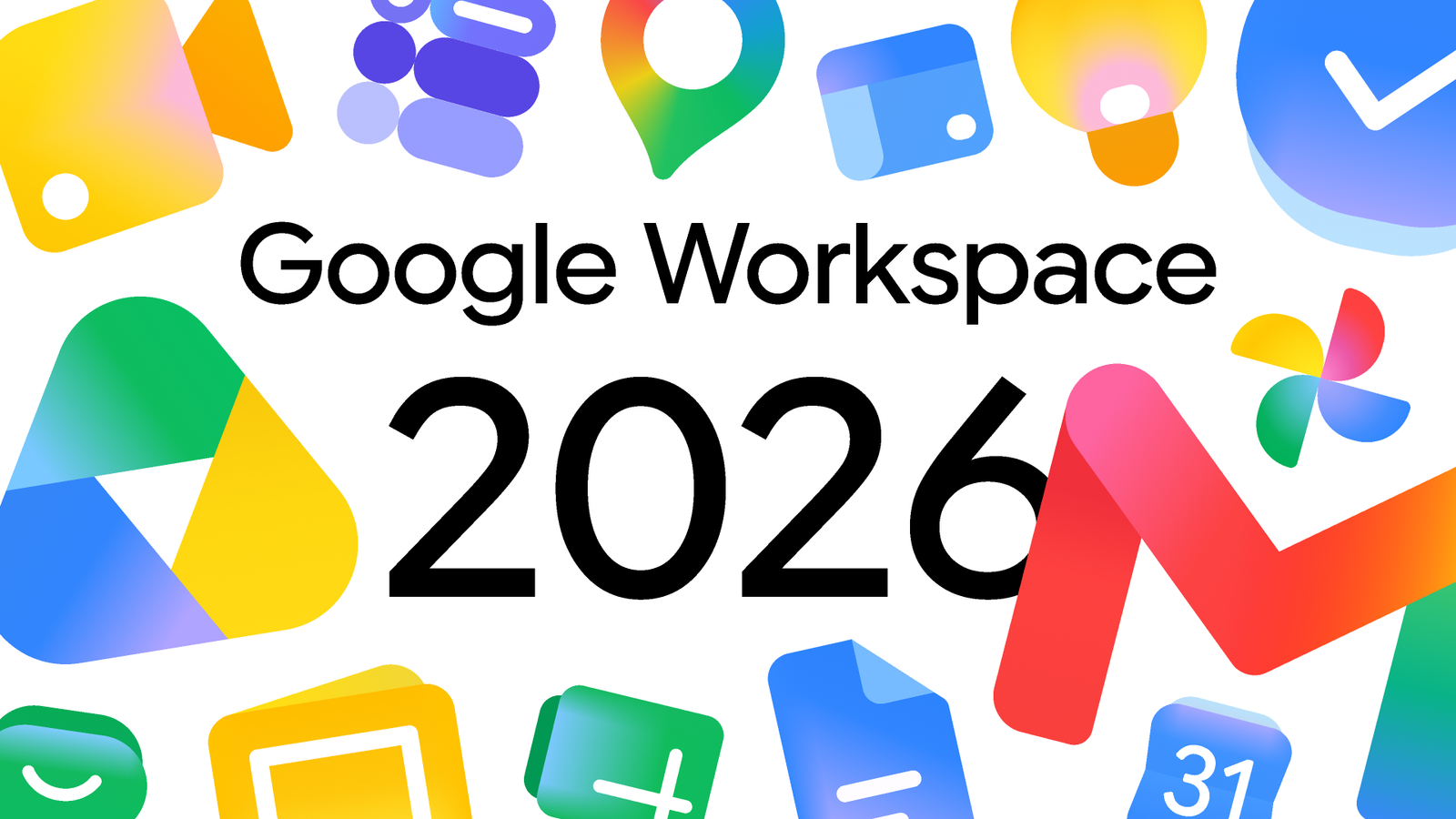 Google Workspace apps with Gmail Docs Sheets and AI productivity features in 2026