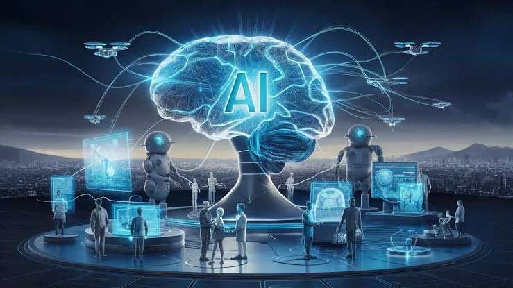 Artificial intelligence technology with AI agents and advanced digital systems in 2026